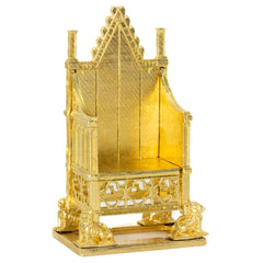 Miniature Coronation Chair - Antiqued or Gold Plated