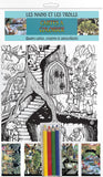 Dwarves & Trolls - A5 Colour-in Postcards - TimeLine Gifts