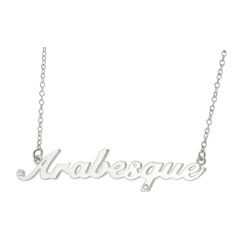 'Arabesque' Pendant Polished Silver Plated - TimeLine Gifts