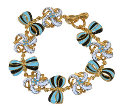 Blue Bows Bracelet - TimeLine Gifts