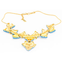 Blue Ivy Leaf Necklace - TimeLine Gifts