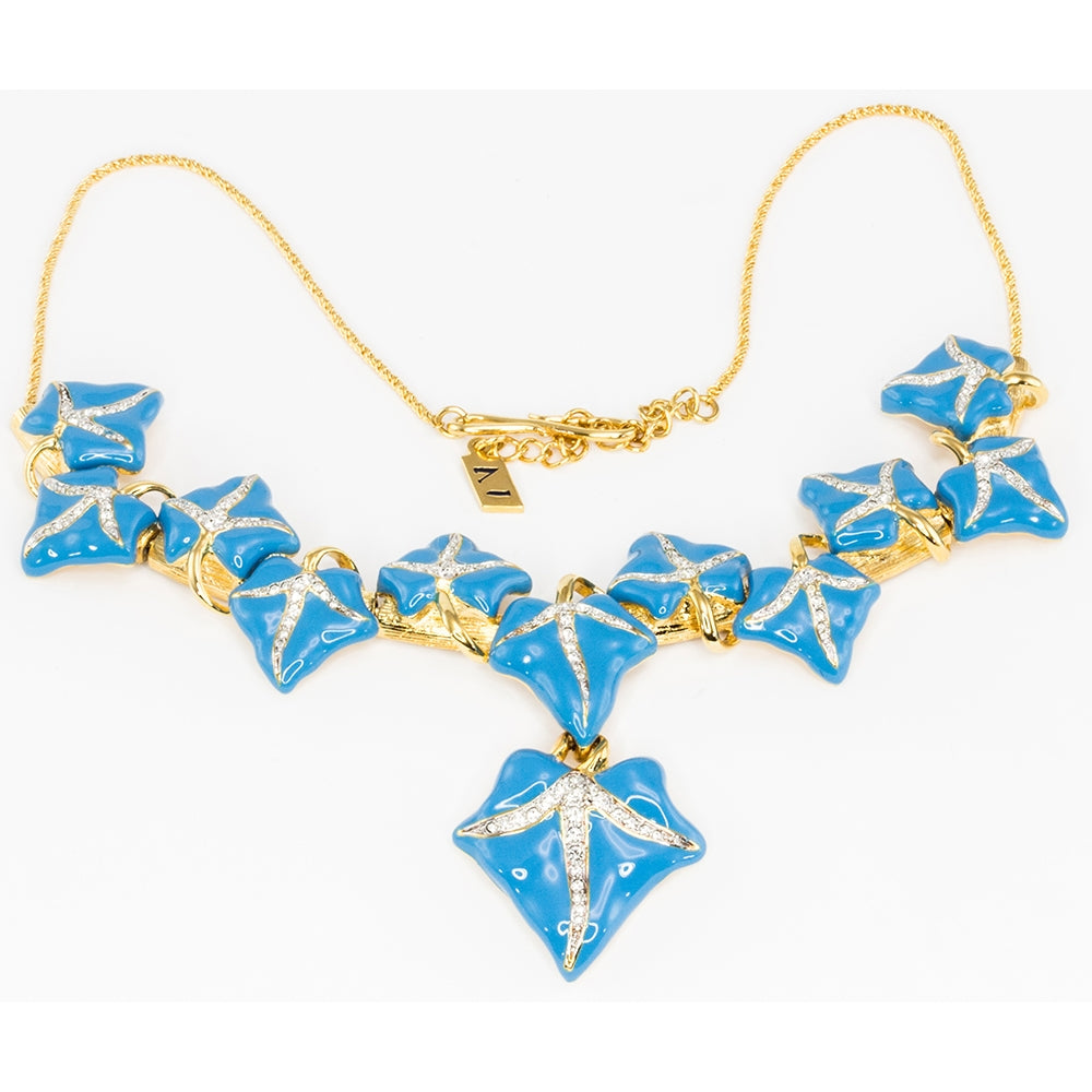 Blue Ivy Leaf Necklace - TimeLine Gifts