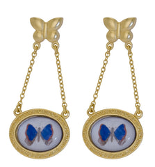 Butterfly Art Earrings - TimeLine Gifts