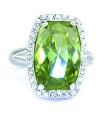 Chrysolite Crystal Ring - TimeLine Gifts