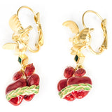Flaming Heart Earrings - TimeLine Gifts