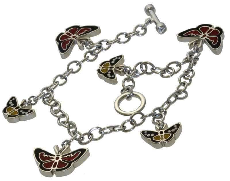 Flying Beauties Charm Bracelet - TimeLine Gifts