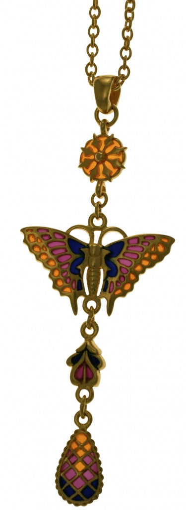 Gold-Toned Butterfly Pendant - TimeLine Gifts