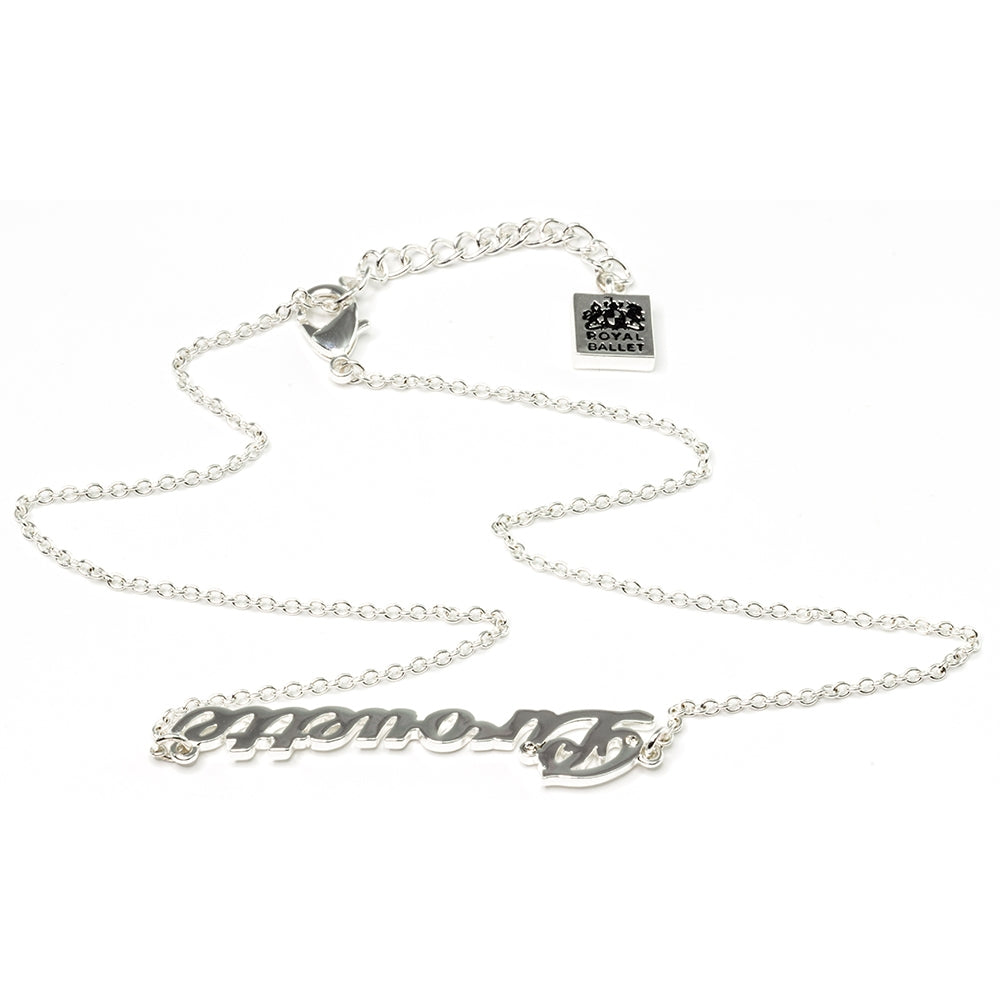 'Pirouette' Pendant - Polished Silver Plated - TimeLine Gifts