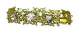 Rose-Cut Jewelled Gold-Plated Bracelet - TimeLine Gifts