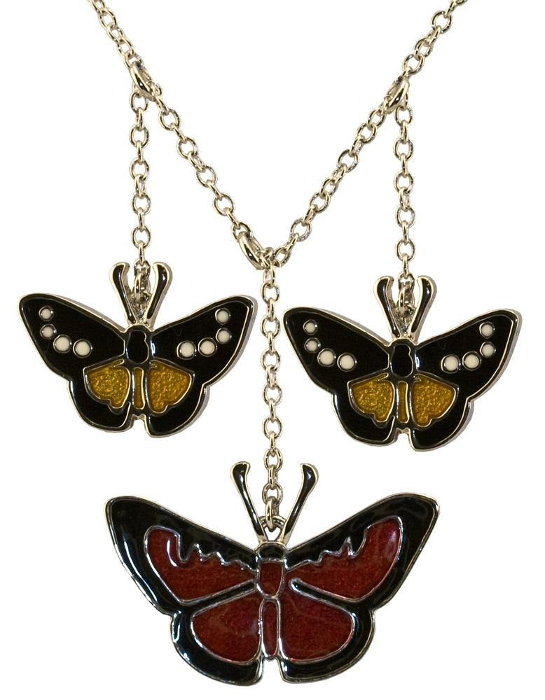 Trio Butterfly pendant - TimeLine Gifts