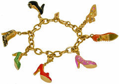 Seven Shoes Charm Bracelet - TimeLine Gifts